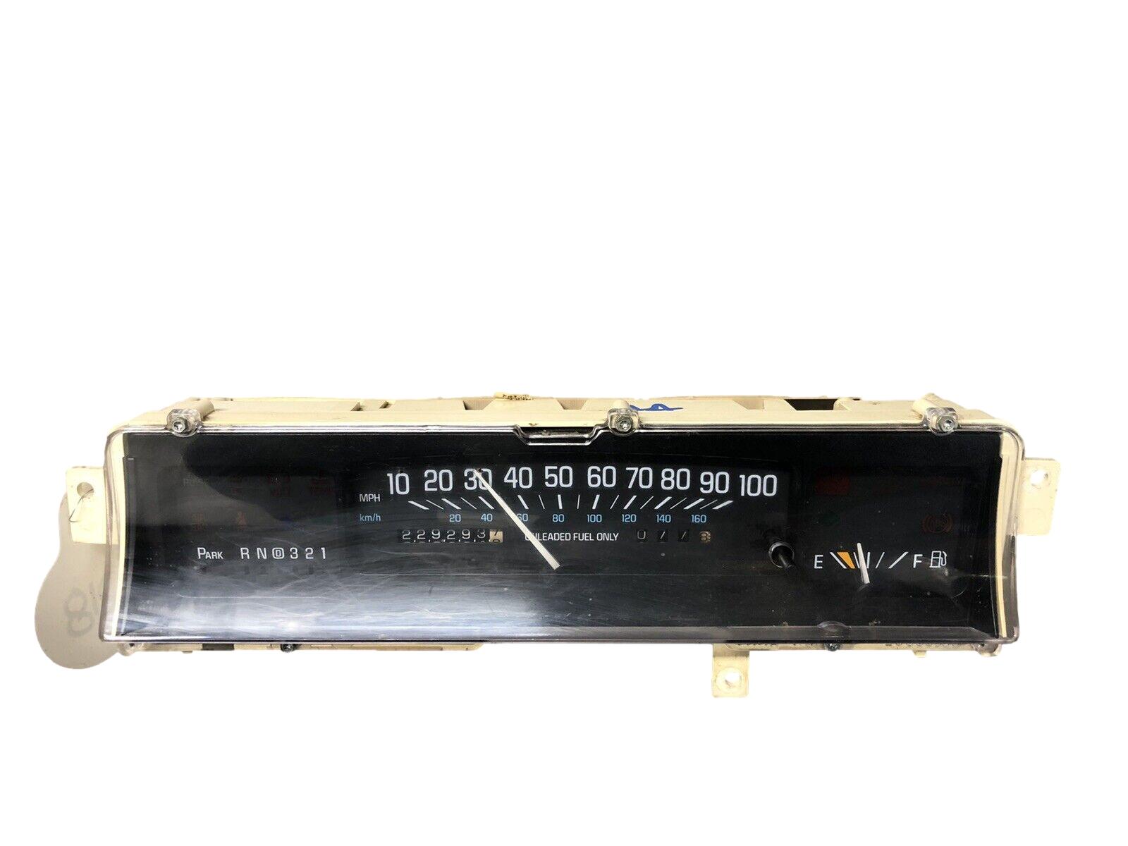 Buick Park Avenue (1991-1996) Instrument Cluster Panel (ICP) Instrument ...